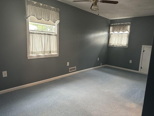 40 Elmwood Cir, Peabody, MA 01960 - empty room with ceiling fan, carpet, and baseboards