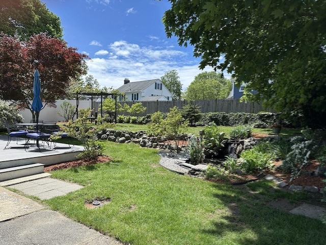 40 Elmwood Cir, Peabody, MA 01960 - view of yard with a patio