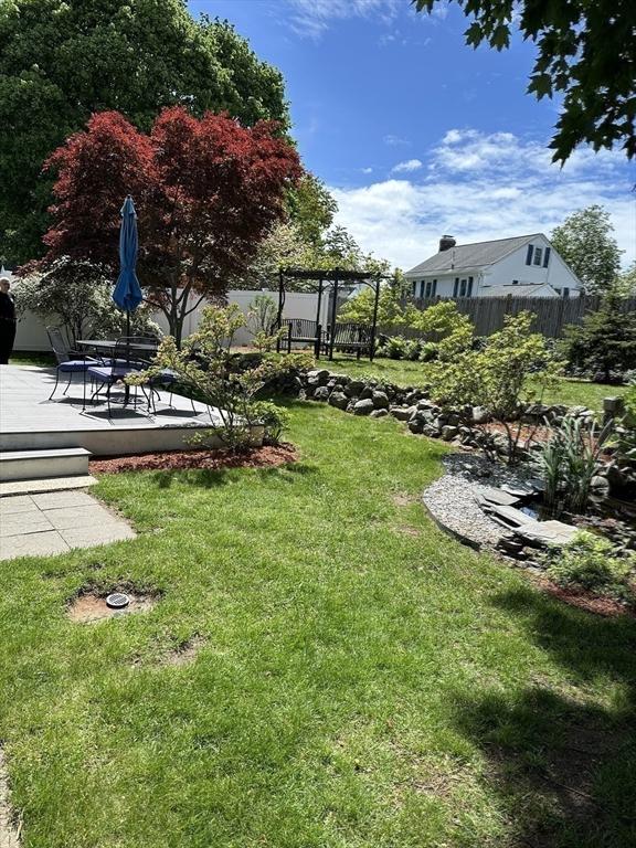 40 Elmwood Cir, Peabody, MA 01960 - view of yard with a patio
