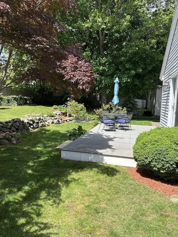 40 Elmwood Cir, Peabody, MA 01960 - view of yard featuring a patio area