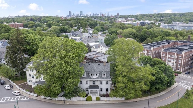 388 Arborway, Boston, MA 02130 - aerial view of skyline