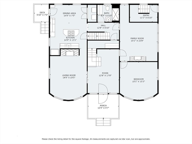 388 Arborway, Boston, MA 02130 - floor plan / room layout