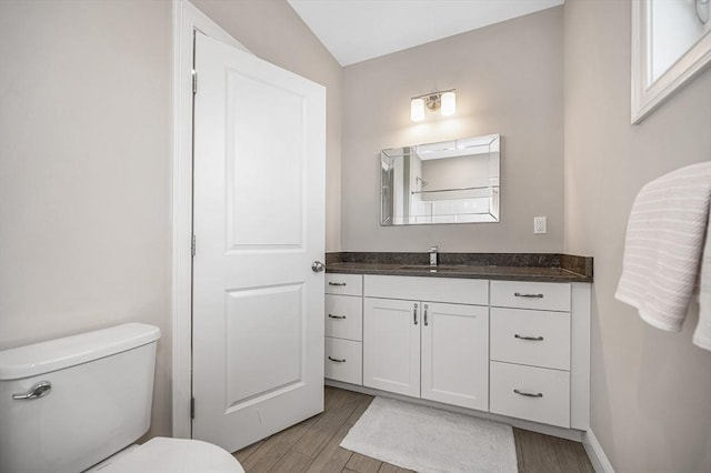2 Inwood Dr Unit 3003, Woburn, MA 01801 - bathroom with vanity, toilet, and wood finished floors