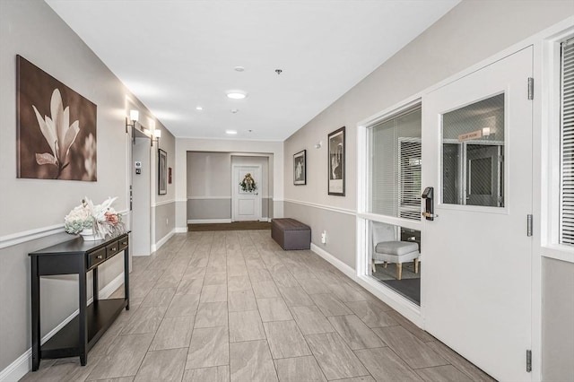 2 Inwood Dr Unit 3003, Woburn, MA 01801 - hall with baseboards and recessed lighting