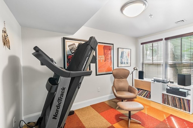 26-B Lake St Unit 26B, Somerville, MA 02143 - office with baseboards and wood finished floors