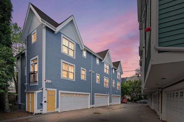 26-B Lake St Unit 26B, Somerville, MA 02143 - exterior space featuring an attached garage and central AC