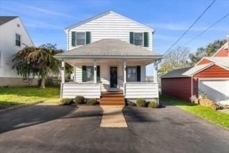 16 Simmons Rd, Nahant, MA 01908 - view of front of home featuring a porch