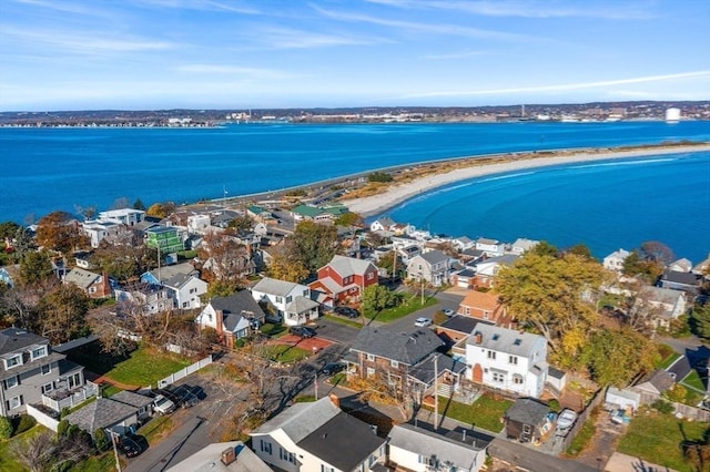 16 Simmons Rd, Nahant, MA 01908 - aerial view with a water view and a residential view