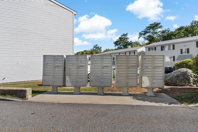 view of home's community featuring mail boxes