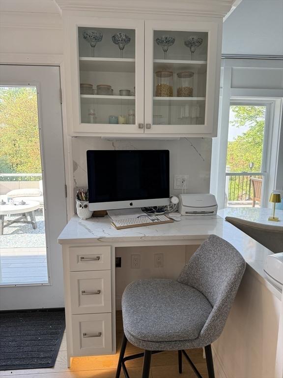 5 Cortland Dr, Hudson, MA 01749 - office area featuring built in desk