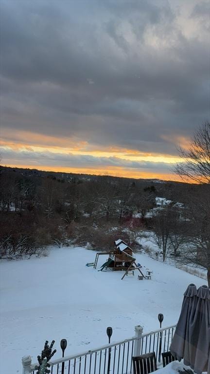 5 Cortland Dr, Hudson, MA 01749 - view of snowy yard