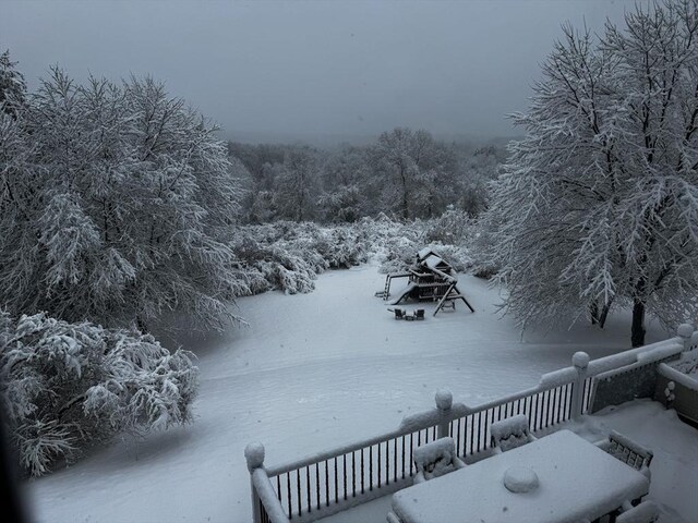 5 Cortland Dr, Hudson, MA 01749 - view of yard layered in snow