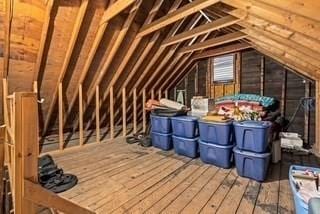 view of attic