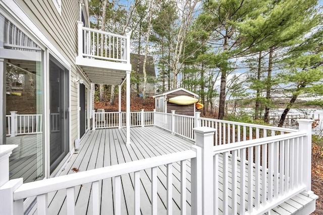 view of deck