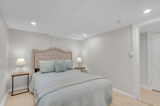 10 Shepard St Unit 2, Cambridge, MA 02139 - bedroom featuring wood finished floors, baseboards, and recessed lighting