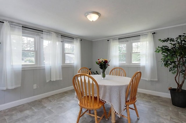 12 Pine St, Pepperell, MA 01463 - dining area with a decorative wall
