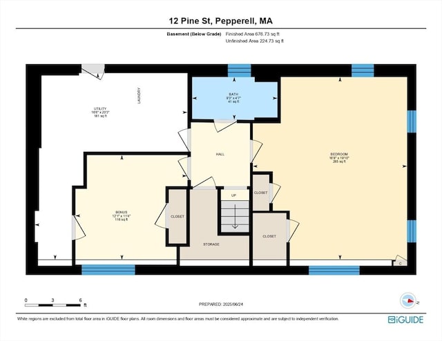 12 Pine St, Pepperell, MA 01463 - view of floor plan / room layout