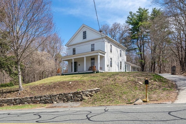 400 N Woodstock Rd, Southbridge, MA 01550 - greek revival house featuring covered porch