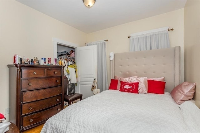 56-A Topliff St, Boston, MA 02122 - bedroom with a closet and wood finished floors
