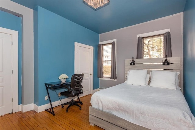56-A Topliff St, Boston, MA 02122 - bedroom with wood-type flooring and baseboards
