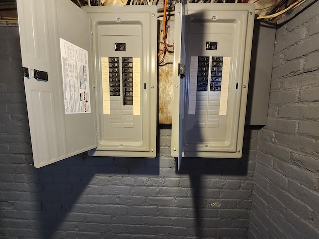 utility room featuring electric panel