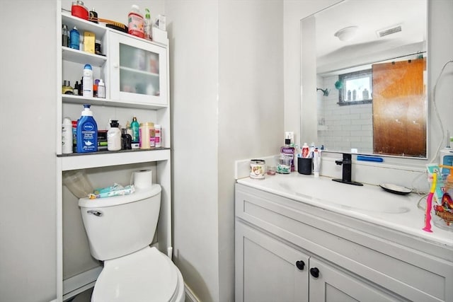 90 Montaup St, Fall River, MA 02724 - full bath featuring vanity, toilet, and a tile shower