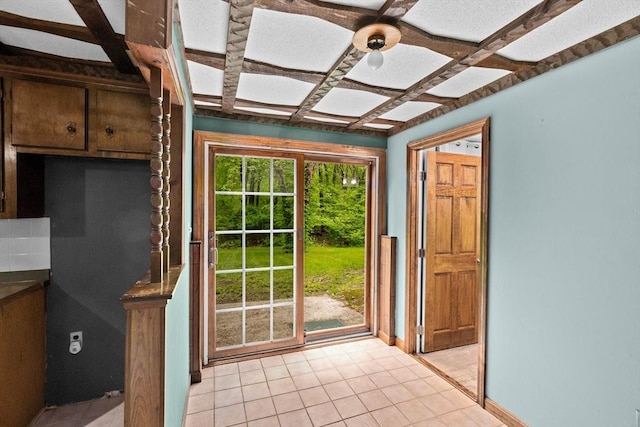 5 Glad St, Freetown, MA 02702 - doorway featuring light tile patterned flooring and baseboards