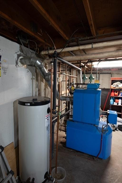 utilities featuring water heater