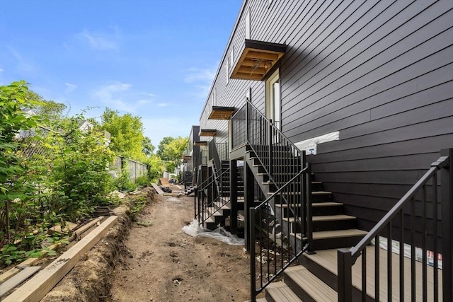 9 Franklin Unit A, Salem, MA 01970 - view of home's exterior featuring stairway