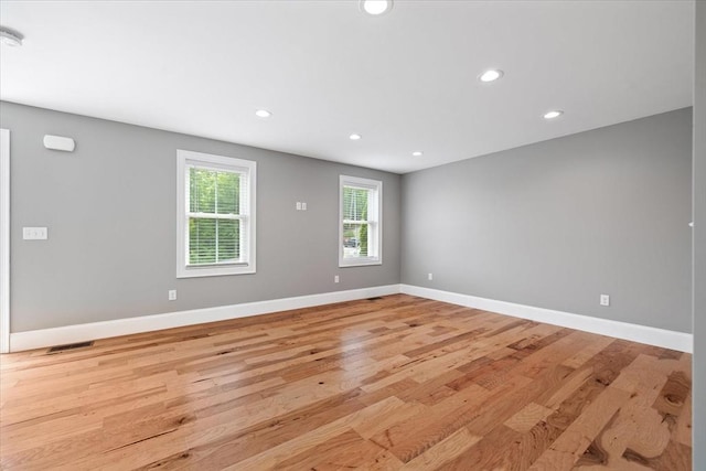 194B Narrows Rd, Westminster, MA 01473 - empty room with light wood-style floors, recessed lighting, and baseboards