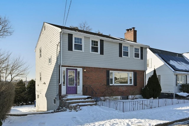 view of front of home