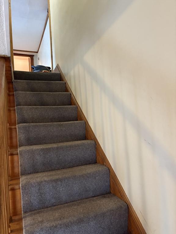 view of stairway