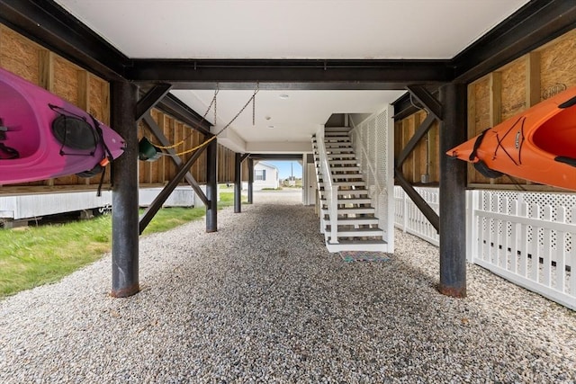 35 Liberty St, Salisbury, MA 01952 - view of patio featuring stairway and mail area