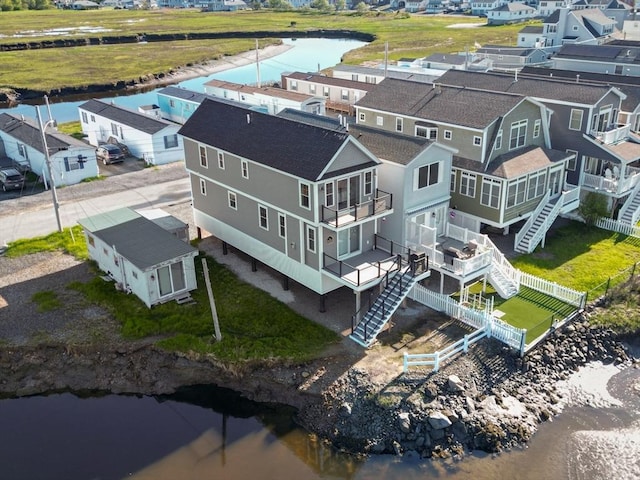 35 Liberty St, Salisbury, MA 01952 - aerial view of residential area featuring a nearby body of water