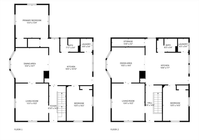 14-18 Florence St, Leominster, MA 01453 - floor plan / room layout