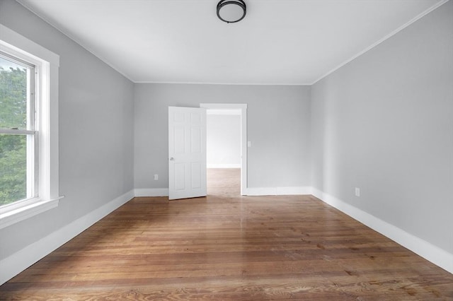14-18 Florence St, Leominster, MA 01453 - unfurnished room with crown molding, wood finished floors, and baseboards