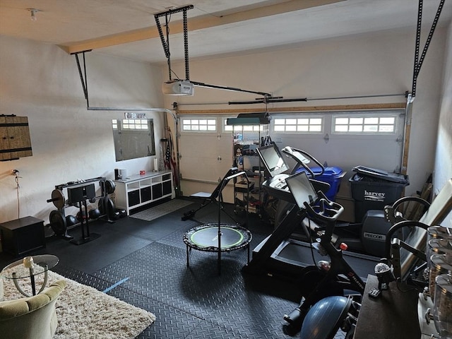 3 Panda Ct Unit 3, Milford, MA 01757 - garage featuring a garage door opener