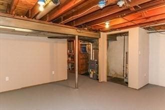 view of basement