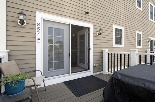 857 Adams St Unit 857, Boston, MA 02124 - deck with grilling area