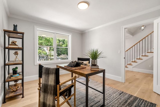2 Suncrest Ave, Wilmington, MA 01887 - office space featuring light wood-type flooring and ornamental molding