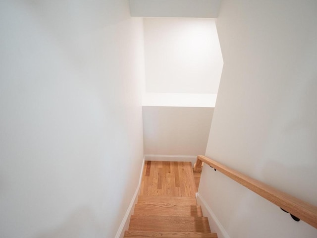 28 Berkshire Ave, Sharon, MA 02067 - stairway with wood finished floors and baseboards