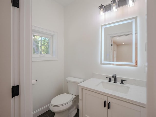28 Berkshire Ave, Sharon, MA 02067 - half bath featuring vanity and toilet