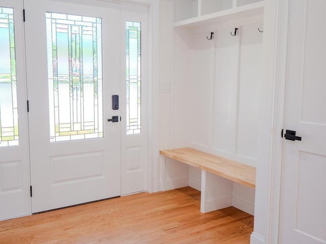28 Berkshire Ave, Sharon, MA 02067 - mudroom featuring light wood-style flooring