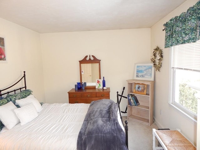 bedroom with carpet flooring