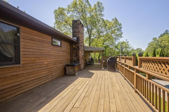 198 Mountain View Dr, Holyoke, MA 01040 - view of wooden deck