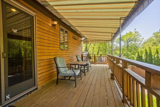 198 Mountain View Dr, Holyoke, MA 01040 - view of wooden terrace