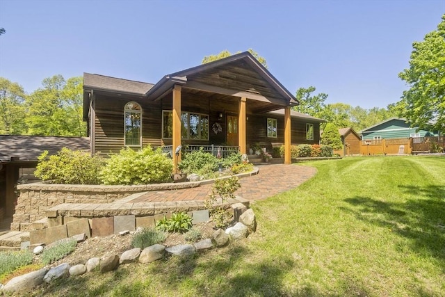 198 Mountain View Dr, Holyoke, MA 01040 - back of property featuring a yard and a porch