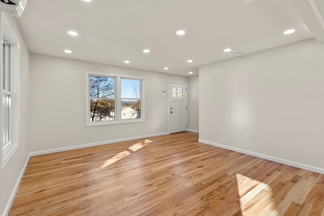 interior space featuring light hardwood / wood-style floors