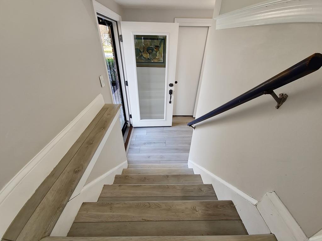 11 Great Oak Rd, Brewster, MA 02631 - stairs with wood finished floors