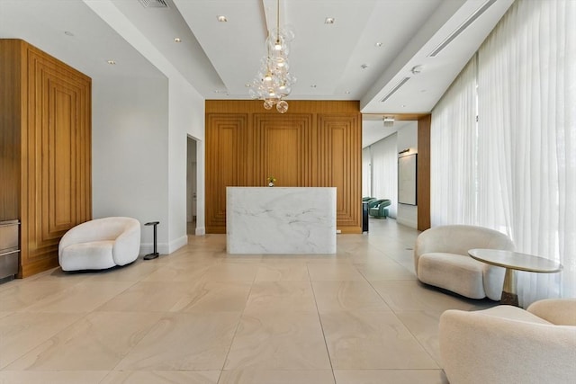 191 Washington St Unit 524, Boston, MA 02135 - reception area with a chandelier